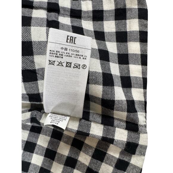 Baby Gap Toddler Coat Gray Wool Blend Hooded Toggle Jacket Plaid Lining 4T - Picture 7 of 15